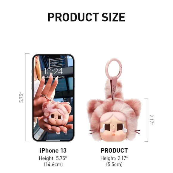 [NEW] POP MART CRYBABY Wild but Cutie Vinyl Plush Pendant Blind Box - Picture 10 of 10